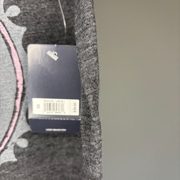 LUCKY BRAND NEW Mystical Tee Womens XS Gray Pink Short Sleeve retail $39 - Picture 4 of 6